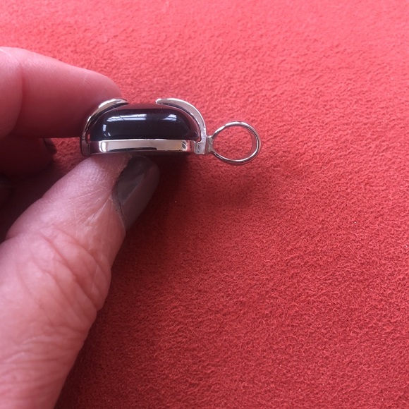 LIA SOPHIA Dark Purple stone in a silver plated setting - Picture 3 of 3